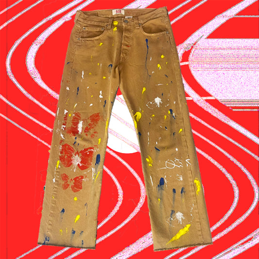 (1 Of 1)Lost "Butterfly painter" Pants---